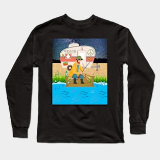 Crazy fisherman Long Sleeve T-Shirt